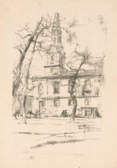 San Giles en el Campo de James Abbott McNeill Whistler