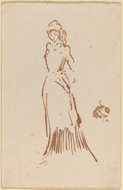 Figura femenina de pie de James Abbott McNeill Whistler