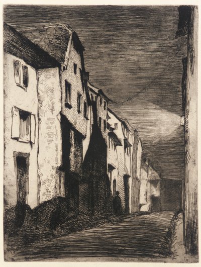 Calle en Saverne de James Abbott McNeill Whistler