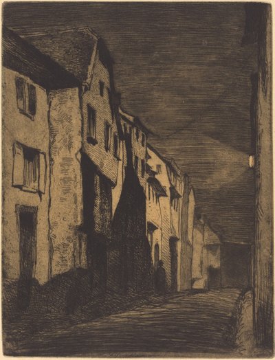 Calle en Saverne de James Abbott McNeill Whistler