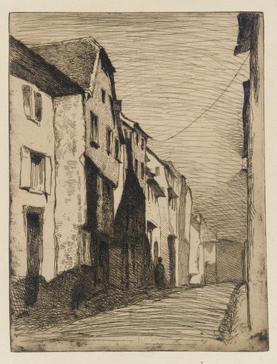 Calle en Saverne de James Abbott McNeill Whistler