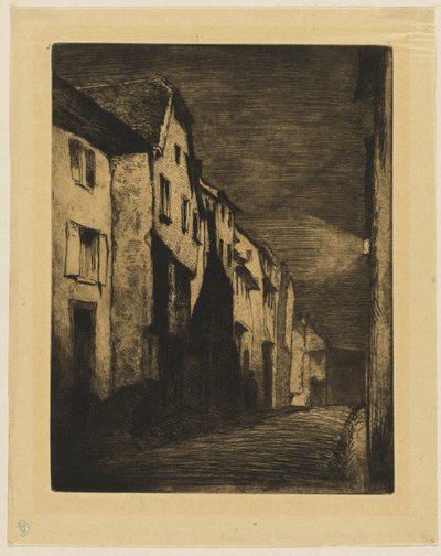 Calle en Saverne de James Abbott McNeill Whistler