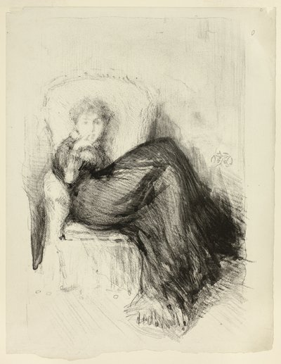 Estudio: Maud sentada de James Abbott McNeill Whistler