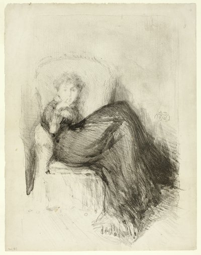 Estudio: Maud sentada de James Abbott McNeill Whistler