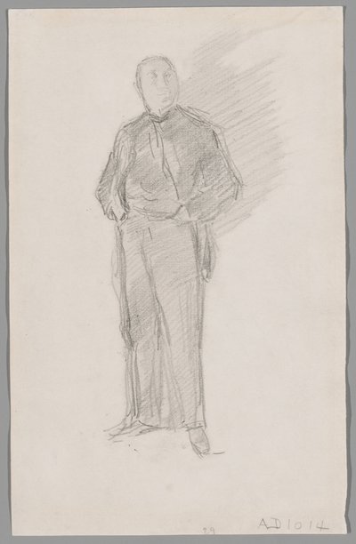 Estudio para el retrato de Thomas Way de James McNeill Whistler