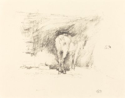 Estudio de un caballo de James Abbott McNeill Whistler