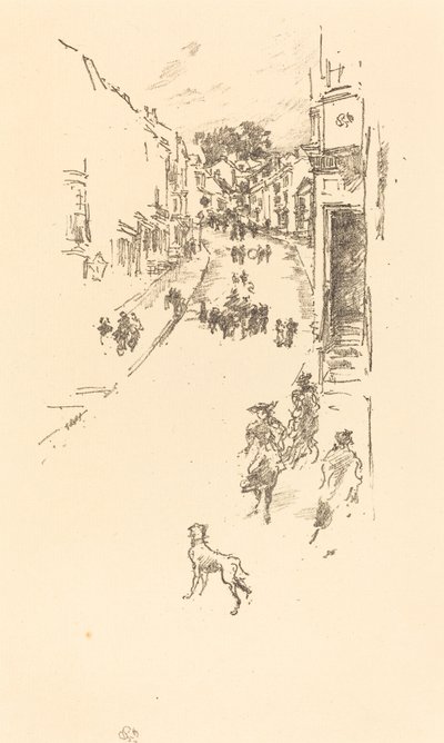 Domingo, Lyme Regis de James Abbott McNeill Whistler
