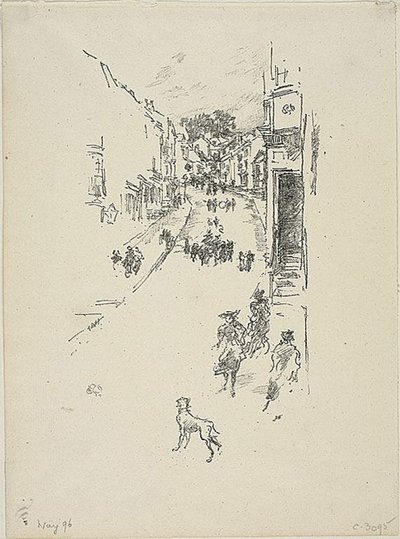 Domingo, Lyme Regis de James Abbott McNeill Whistler