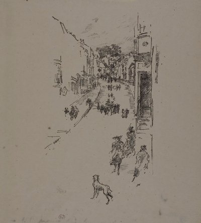 Domingo, Lyme Regis de James Abbott McNeill Whistler
