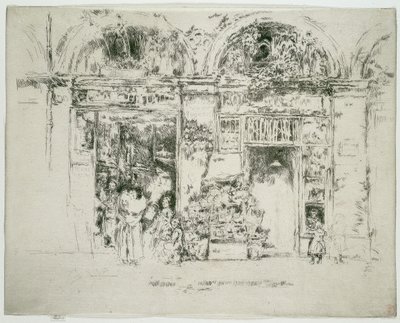 Girasoles, Marché St Germain, París de James McNeill Whistler