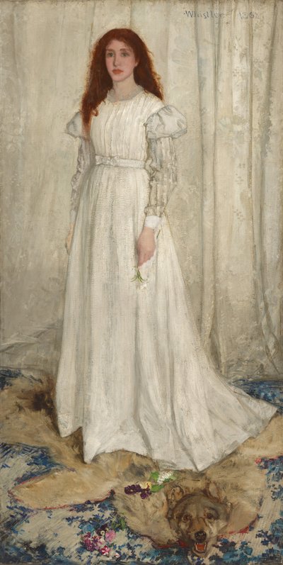 Sinfonía en blanco, No. 1: La chica blanca de James Abbott McNeill Whistler