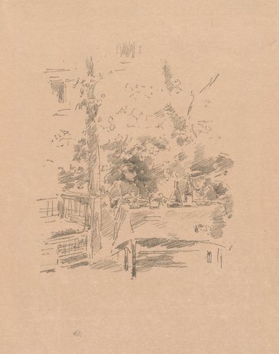 Tête-à-tête en el Jardín de James McNeill Whistler