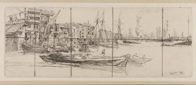 Almacenes del Támesis de James Abbott McNeill Whistler