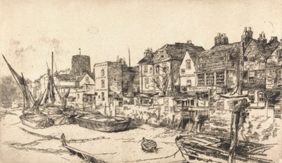 Taberna Adán y Eva, Viejo Chelsea de James Abbott McNeill Whistler