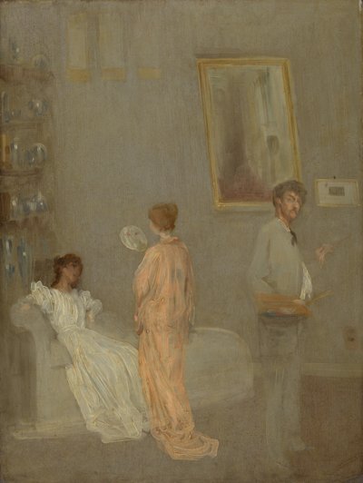 El artista en su estudio de James McNeill Whistler
