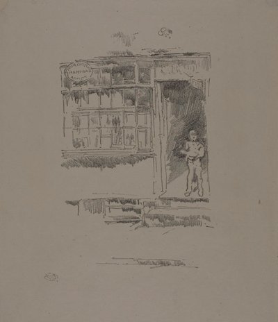 La barbería de Mews de James McNeill Whistler