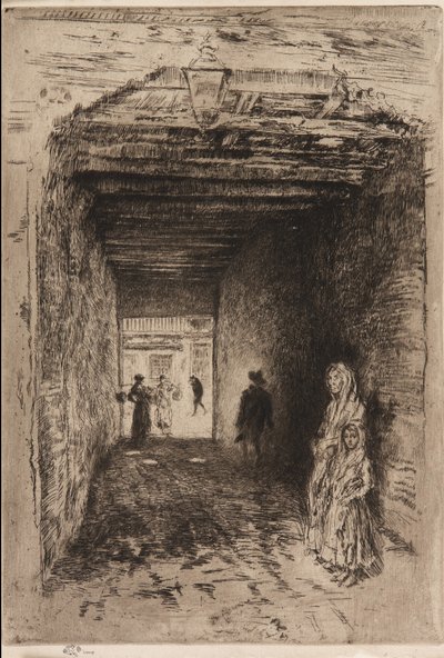 Los mendigos de James Abbott McNeill Whistler
