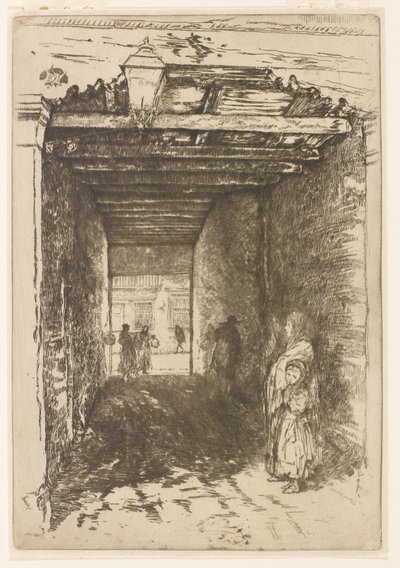 Los mendigos de James Abbott McNeill Whistler