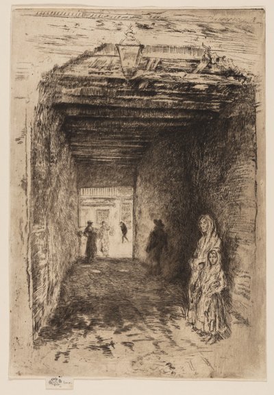 Los mendigos de James Abbott McNeill Whistler