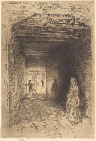 Los mendigos de James McNeill Whistler