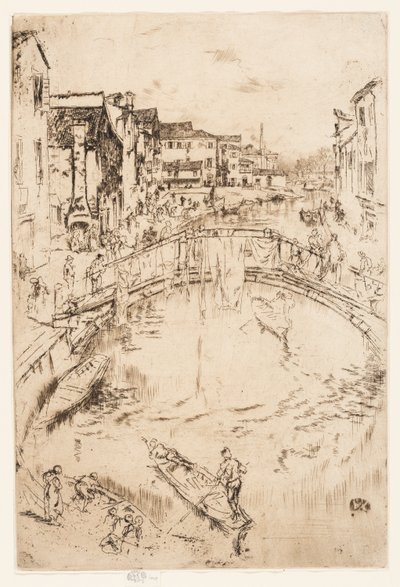 El puente, Santa Marta de James Abbott McNeill Whistler