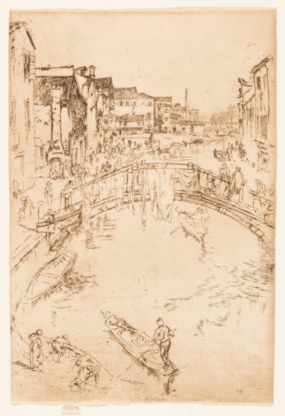 El puente, Santa Marta de James Abbott McNeill Whistler