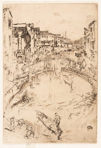 El puente, Santa Marta de James Abbott McNeill Whistler