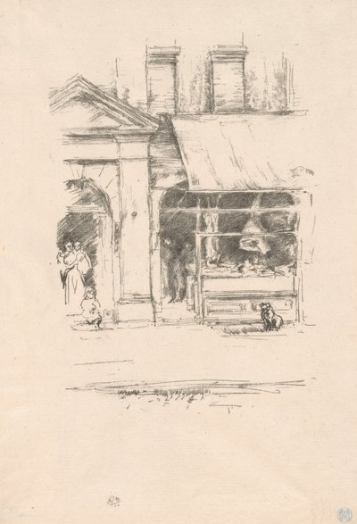 El perro del carnicero de James McNeill Whistler