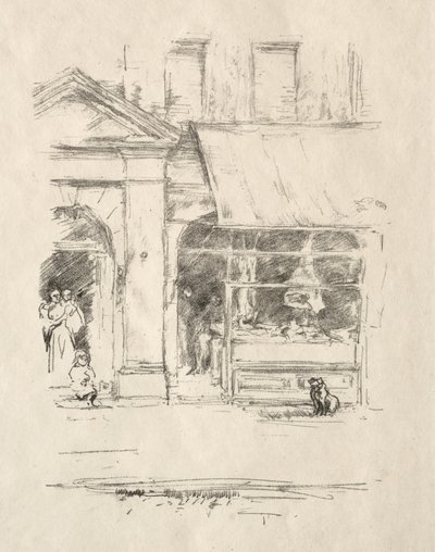 El perro del carnicero de James McNeill Whistler