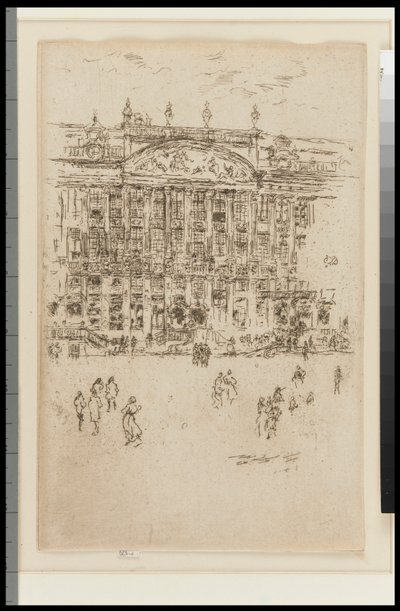 La iglesia - Bruselas (Adoración) de James Abbott McNeill Whistler