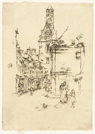 La Torre del Reloj - Amboise de James Abbott McNeill Whistler