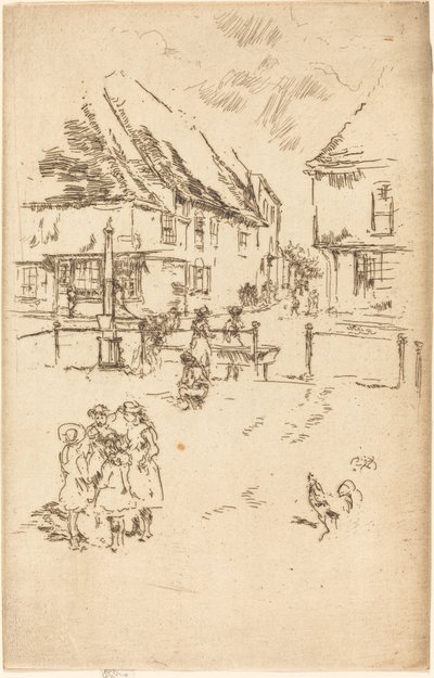 El Gallo y la Bomba de James Abbott McNeill Whistler