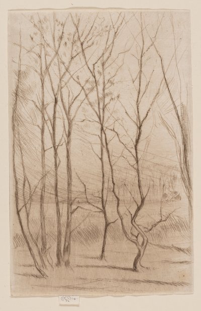 El bosque de la presa de James Abbott McNeill Whistler