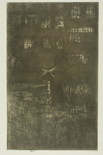 La casa de baile: Nocturno de James Abbott McNeill Whistler
