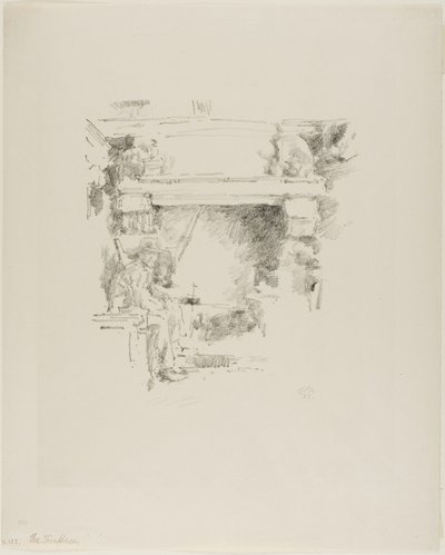 La chimenea de James Abbott McNeill Whistler
