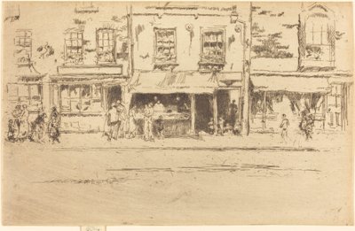 La Pescadería, Chelsea Ocupada de James Abbott McNeill Whistler