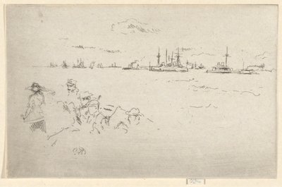 La Flota: Monitores, del Jubilee Set de James Abbott McNeill Whistler