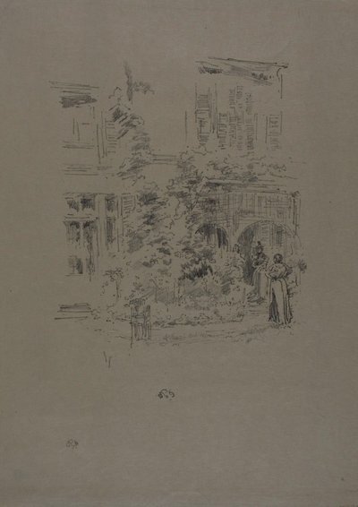 El Porche del Jardín de James Abbott McNeill Whistler