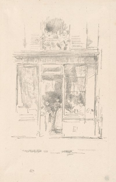 La lavandera: "La Blanchisseuse de la Place Dauphine" de James Abbott McNeill Whistler