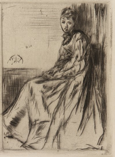 La carta (Maud, sentada) de James Abbott McNeill Whistler