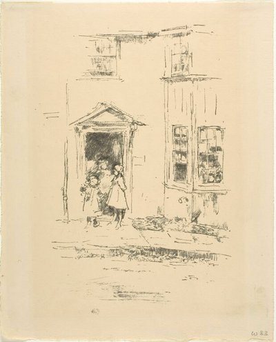 La Pequeña Puerta, Lyme Regis de James McNeill Whistler