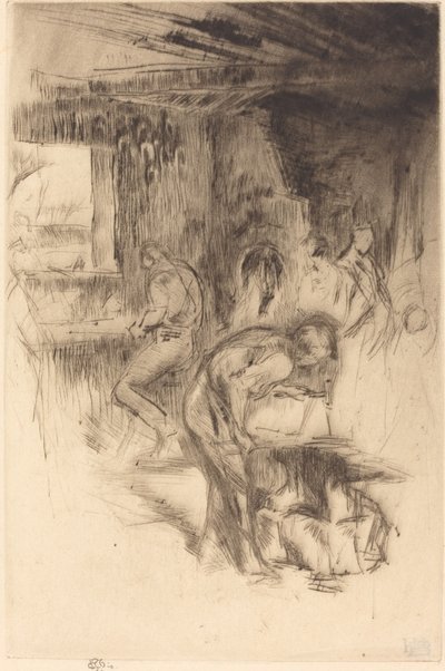 La pequeña fragua de James Abbott McNeill Whistler