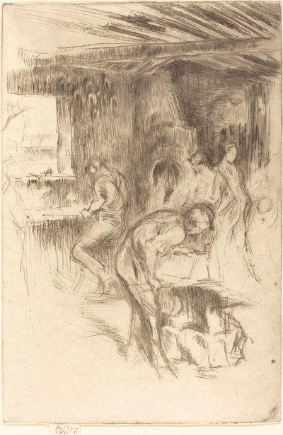 La pequeña fragua de James Abbott McNeill Whistler