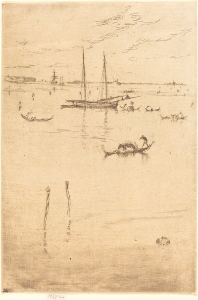 La pequeña laguna de James Abbott McNeill Whistler