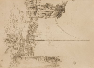 El pequeño mástil de James Abbott McNeill Whistler