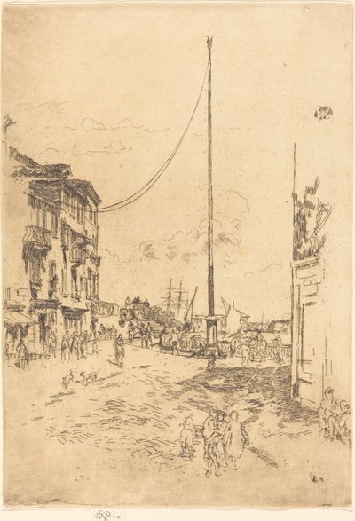 El pequeño mástil de James Abbott McNeill Whistler