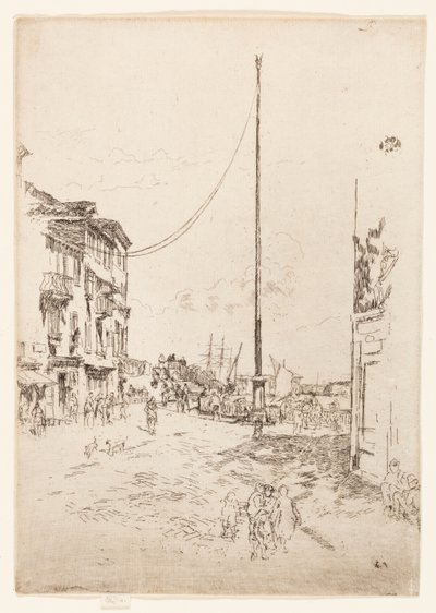 El pequeño mástil de James Abbott McNeill Whistler