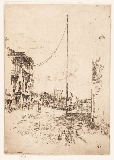 El Pequeño Mástil de James Abbott McNeill Whistler