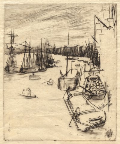 El pequeño Rotherhithe de James Abbott McNeill Whistler