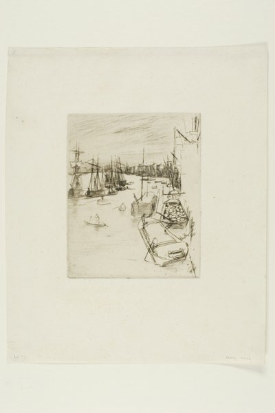 El Pequeño Rotherhithe de James Abbott McNeill Whistler